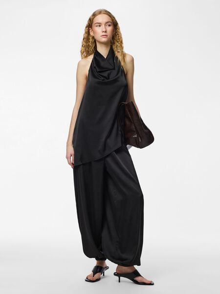 Pieces PCFESTA MW SATIN BALLOON TROUSERS, Black, highres - 17168741_Black_005.jpg