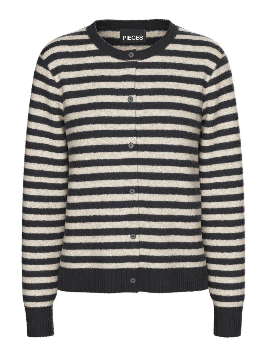 Product carousel image - PCMALOU CARDIGAN EN MAILLE, Black | 2