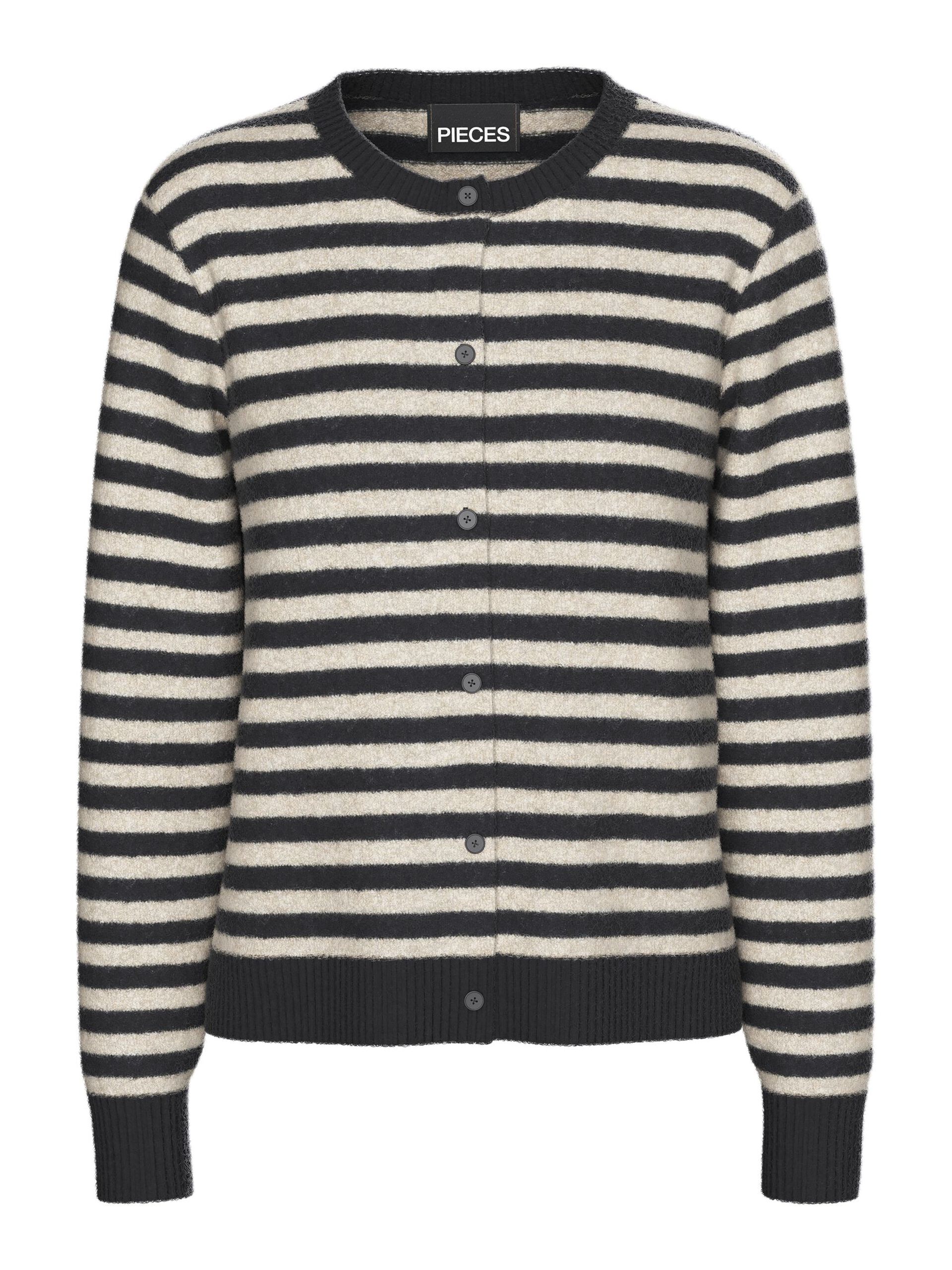 Carousel image - PCMALOU KNITTED CARDIGAN, Black | 5