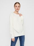 Pieces EYELET KNITTED PULLOVER, Cloud Dancer, highres - 17100760_CloudDancer_003.jpg