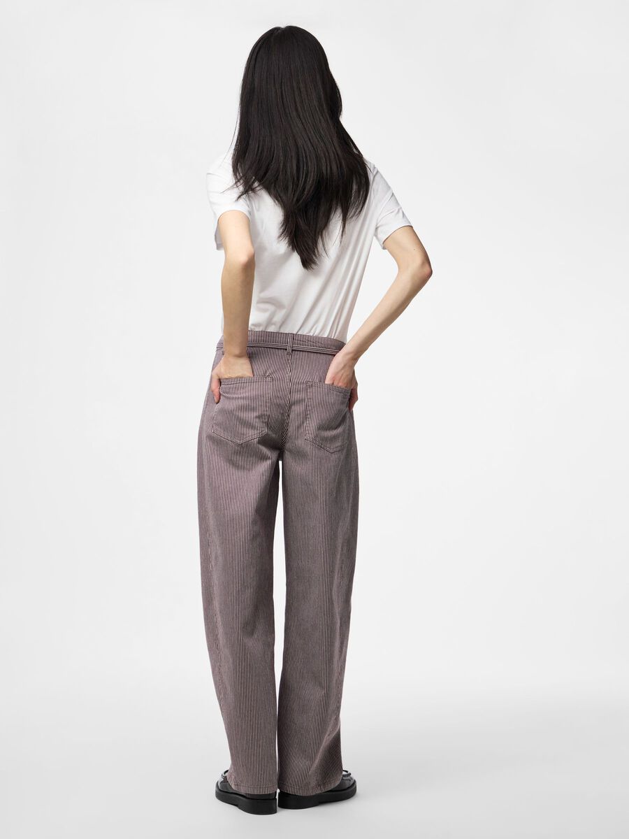 Product carousel image - PCBILLO MW TIE BARREL FIT JEANS, Sparrow | 2