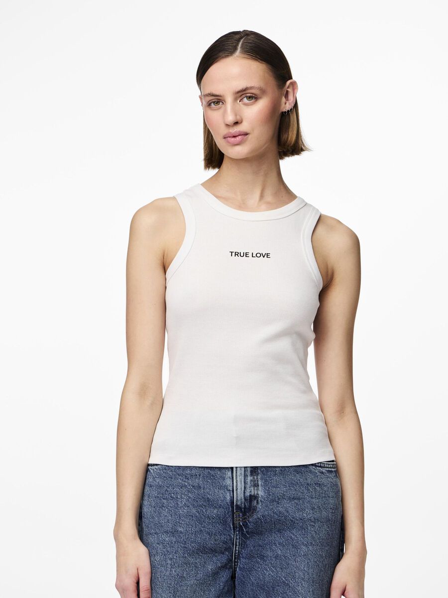 Pieces PCMIKKA TANK TOP, Bright White, highres - 17152323_BrightWhite_1136587_003.jpg