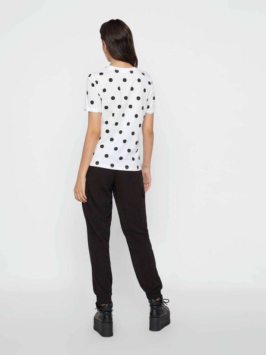 Pieces GLANSIG PRICKIG BLUS, Bright White, highres - 17096049_BrightWhite_744360_004.jpg