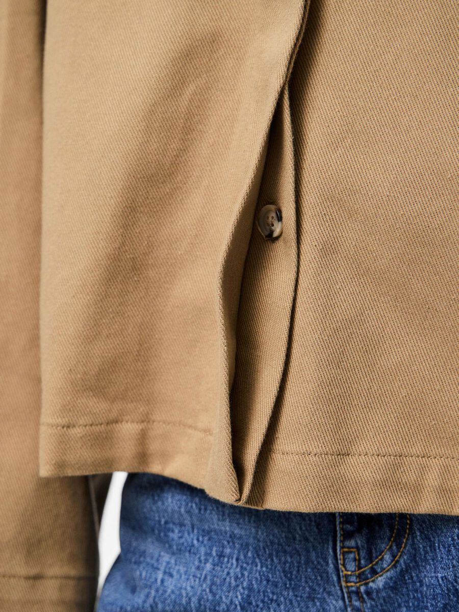 Carousel image - PCFEMBA DENIM JACKET, Silver Mink | 5