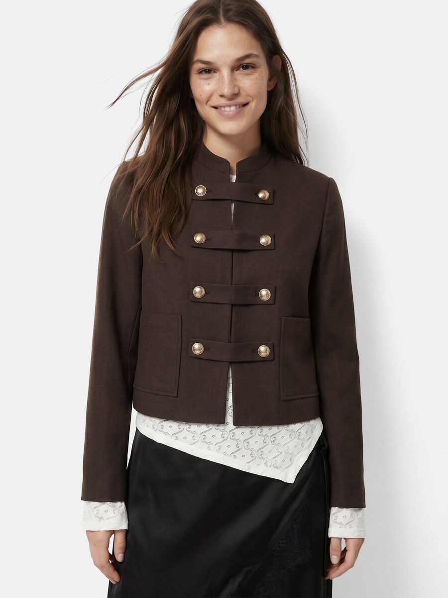 Product carousel image 1 PCSANNE - MANDARIN VESTE, Morel