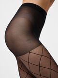 Product image thumbnail - PCRABINE MØNSTER TIGHTS, Black | 3
