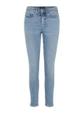 Pieces NORMALHÖGA SLIM FIT-JEANS, Light Blue Denim, highres - 17100979_LightBlueDenim_001.jpg