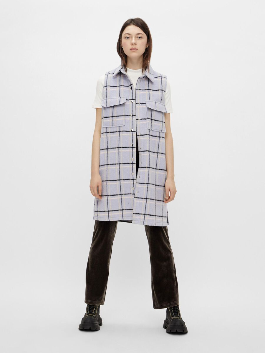 LANG GILET (Coloured) | Pieces®