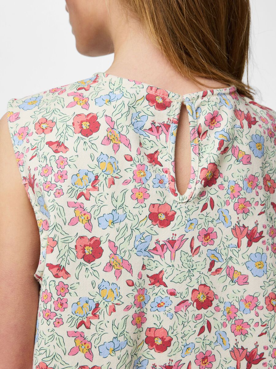 Carousel image - PCSALUME MINI DENIM DRESS, Birch | 4