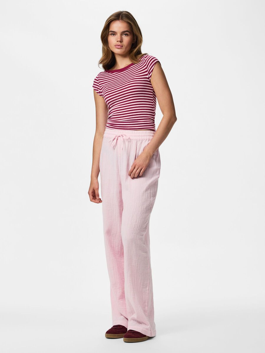 Carousel image 1 PCSASTINA HW MUSLIN BYXOR MED VIDA BEN, Cradle Pink