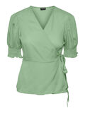 Pieces PCTALA BLOUSE CACHE-CŒUR, Quiet Green, highres - 17133696_QuietGreen_001.jpg