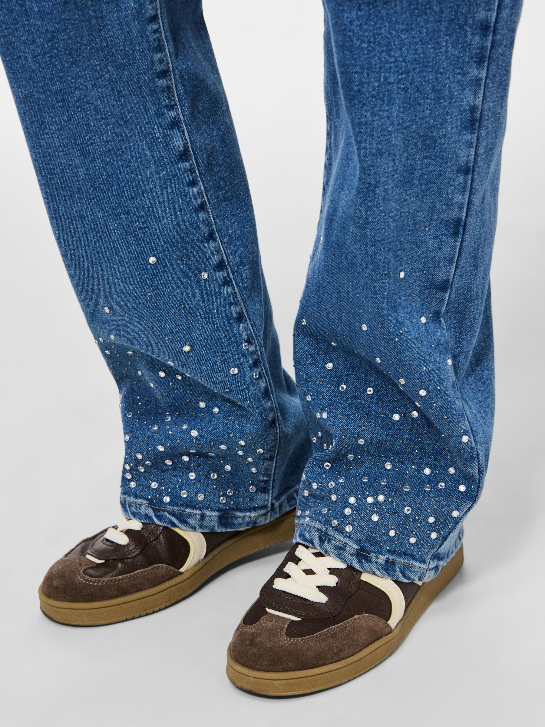 PCSIF HW STRAIGHT FIT JEANS Blue PIECES Ireland