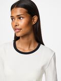 Pieces TOP A MANICHE LUNGHE, Bright White, highres - 17154481_BrightWhite_1159506_006.jpg