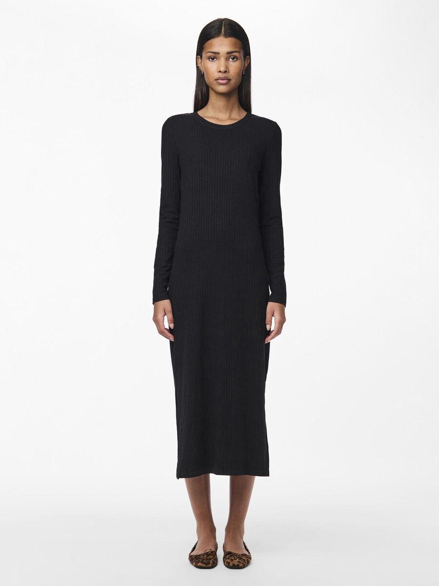 Pieces PCKYLIE MIDI DRESS, Black, highres - 17126214_Black_003.jpg