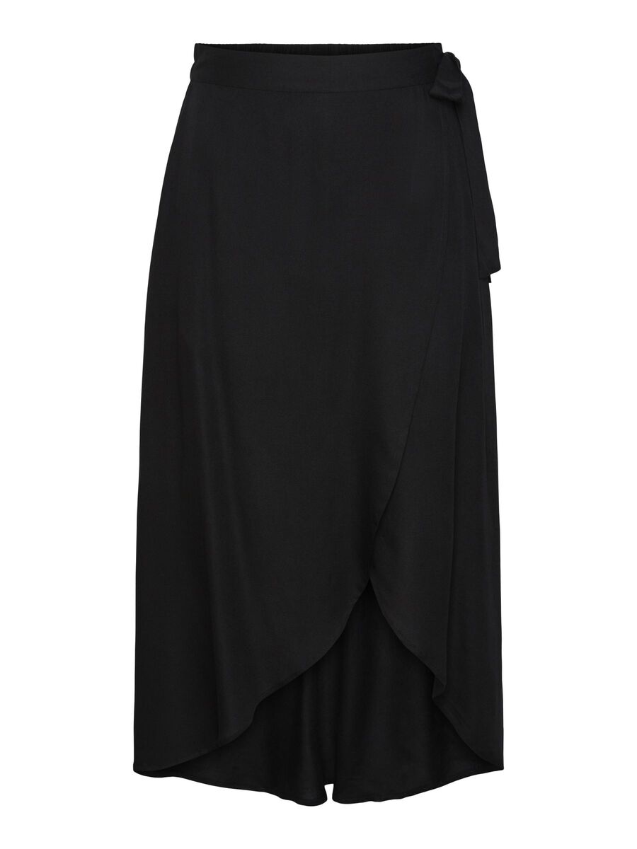 Pieces PCTALA WRAP SKIRT, Black, highres - 17133697_Black_001.jpg