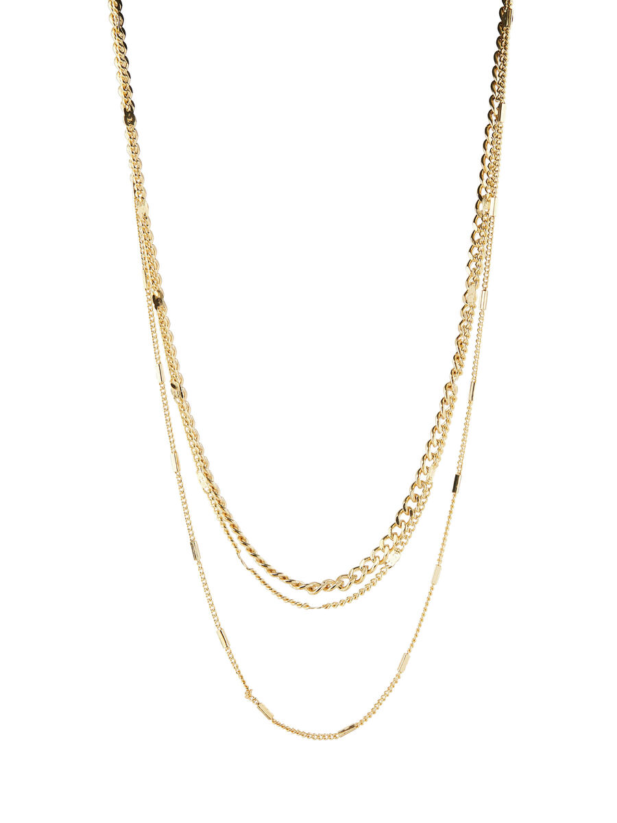 Pieces PCFOLOLA NECKLACE, Gold Colour, highres - 17116834_GoldColour_008.jpg
