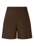 Product image thumbnail - PCBOSELLA HW BUNDFALTEN SHORTS, Hot Fudge | 7