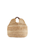 Pieces STRAW SHOPPING BAG, Nature, highres - 17096363_Nature_002.jpg