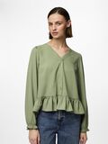 Pieces PCSIENNA LONG SLEEVED TOP, Hedge Green, highres - 17149321_HedgeGreen_003.jpg