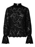 Product image thumbnail - PCMAITA LÅNGÄRMAD TOPP, Black | 1