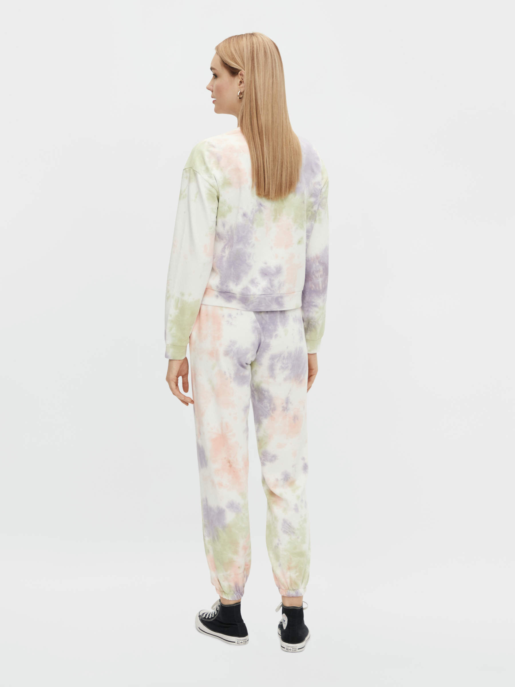 Tie dye sweatpants green best sale