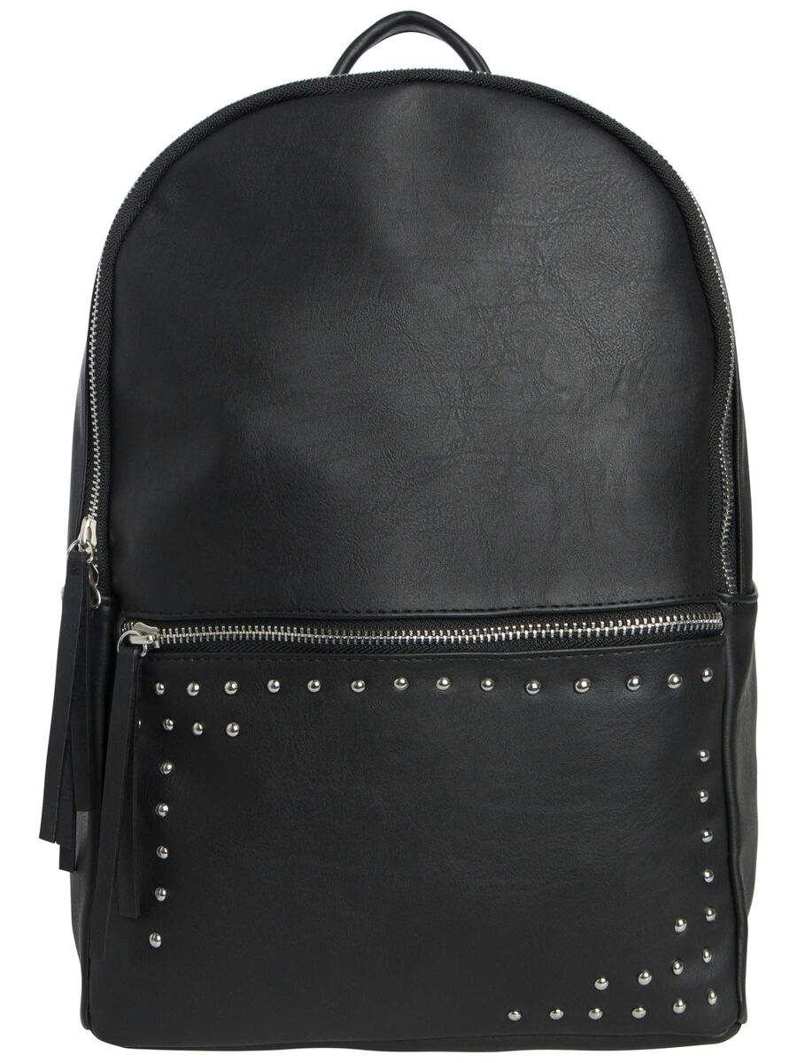 Pieces STUDDED BACKPACK, Black, highres - 17087393_Black_001.jpg