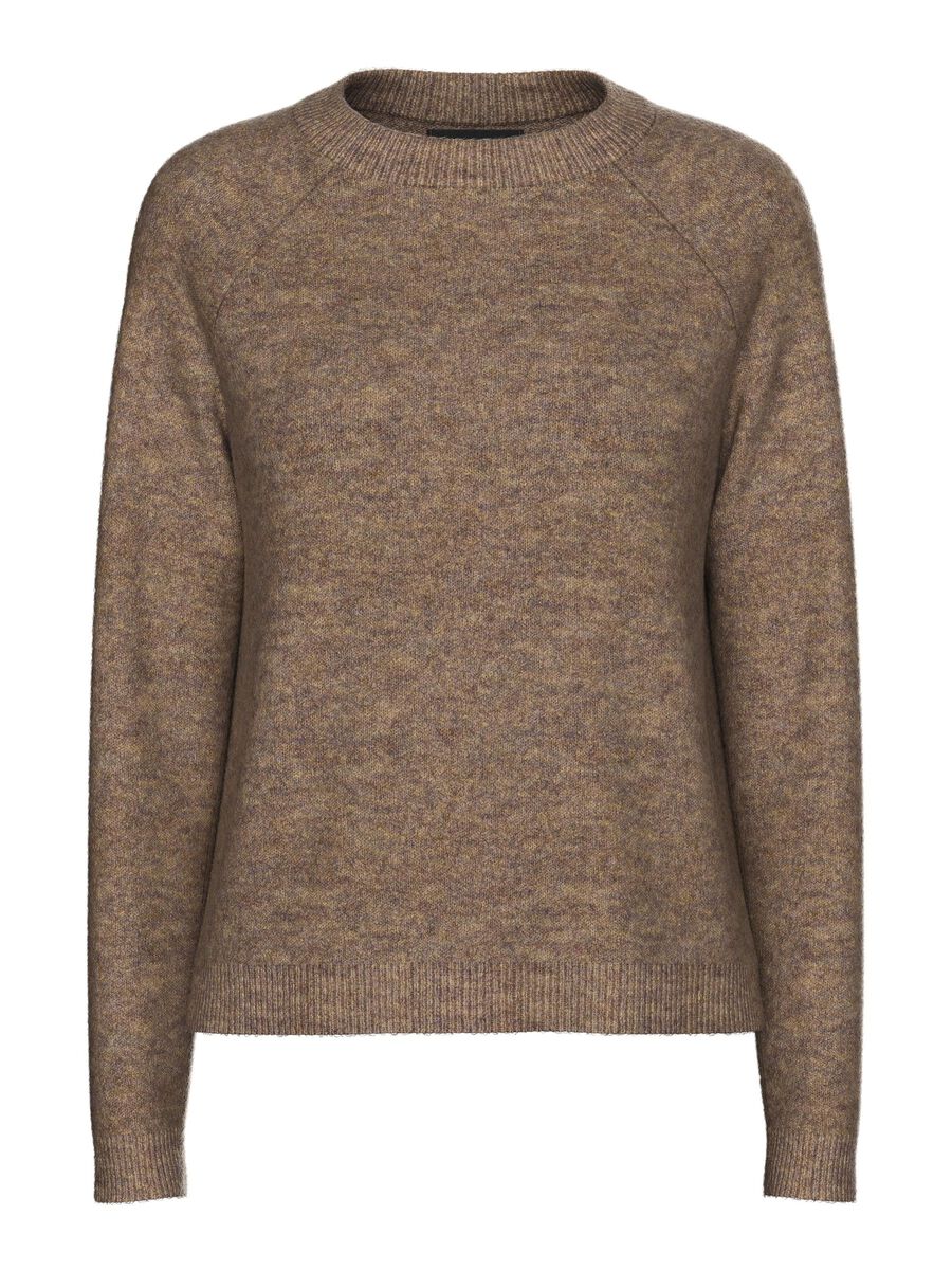 Pieces PCJULIANA KNITTED PULLOVER, Fossil, highres - 17126277_Fossil_001.jpg