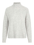 Pieces ZOPFSTRICK STRICKPULLOVER, Light Grey Melange, highres - 17106808_LightGreyMelange_001.jpg