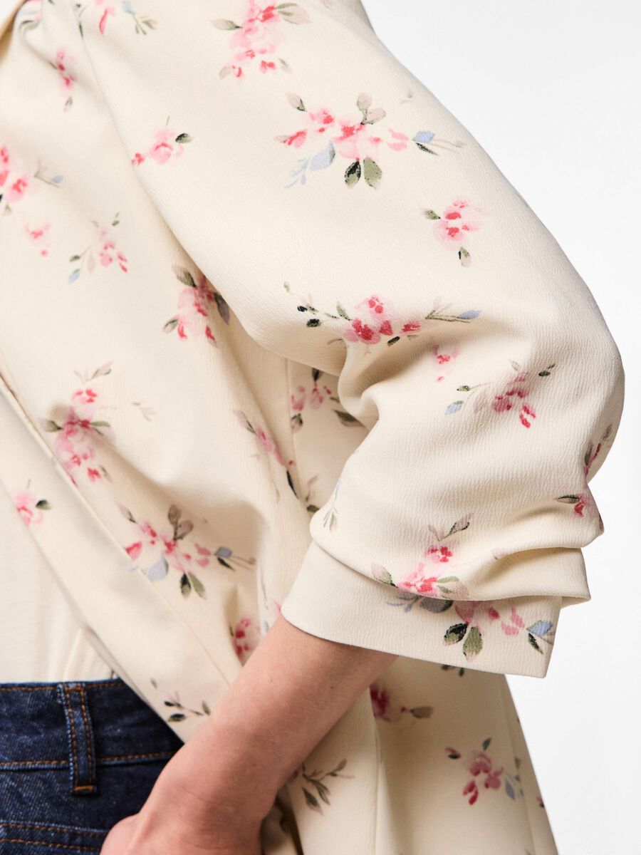 Carousel image - PCBOSELLA - LONGUEUR 3/4 - IMPRIM&Eacute; BLAZER, Whitecap Gray | 6