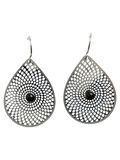 Pieces DROP SHAPED EARRINGS, Silver Colour, highres - 17091846_SilverColour_001.jpg