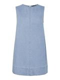 Product image thumbnail - PCFLORA MINI  DENIM DRESS, Light Blue Denim | 5