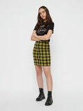 Pieces CHECK PATTERNED SKIRT, Ceylon Yellow, highres - 17096274_CeylonYellow_686592_005.jpg