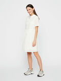 Pieces BUTTON CLOSURE SHORT SLEEVED DRESS, Cloud Dancer, highres - 17103540_CloudDancer_005.jpg