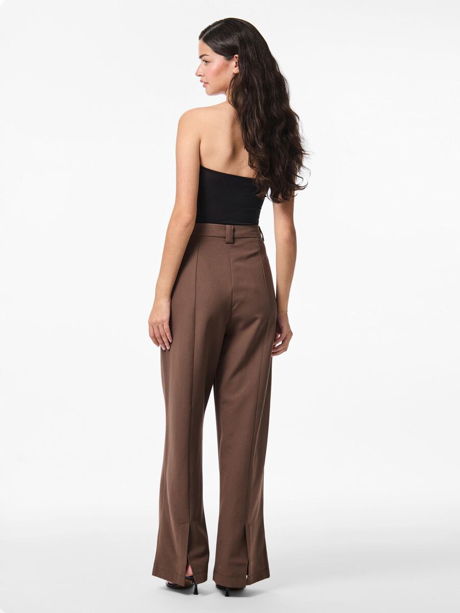 Pieces PCNIMORA SUIT TROUSERS, Chocolate Martini, highres - 17151770_ChocolateMartini_004.jpg