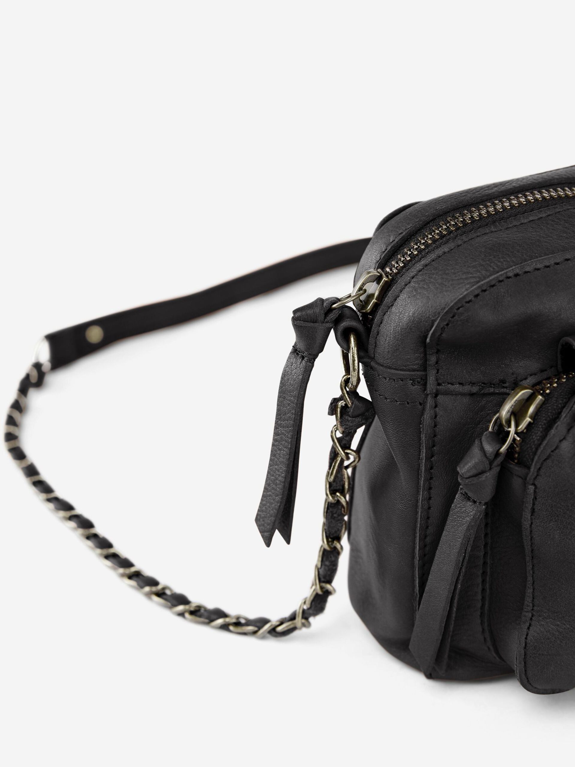 Carousel image - PCNAINA - CUIR SAC BANDOULIÈRE, Black | 7