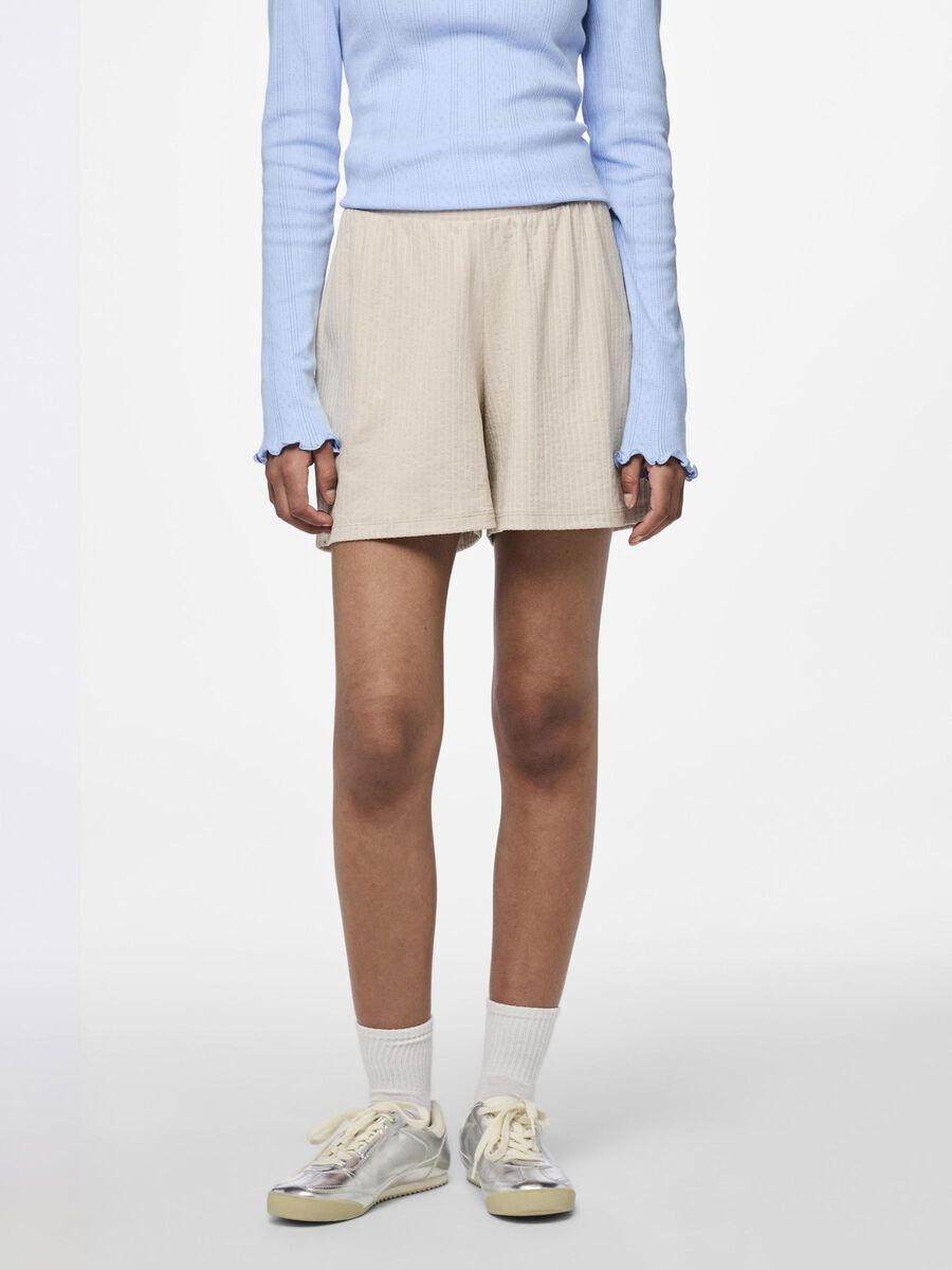 Pieces PCBRECCA SHORTS, Silver Gray, highres - 17153922_SilverGray_003.jpg
