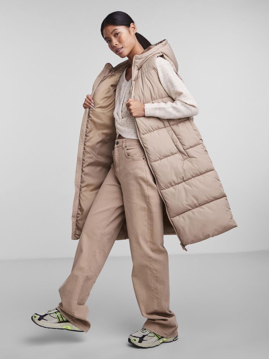Pieces PCBEE PADDED GILET, Silver Mink, highres - 17117414_SilverMink_005.jpg