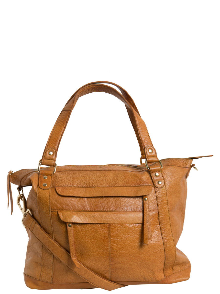 Pieces LEDER SCHULTERTASCHE, Cognac, highres - 17084879_Cognac_001.jpg