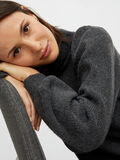 Pieces ROLLKRAGEN STRICKKLEID, Dark Grey Melange, highres - 17109936_DarkGreyMelange_006.jpg