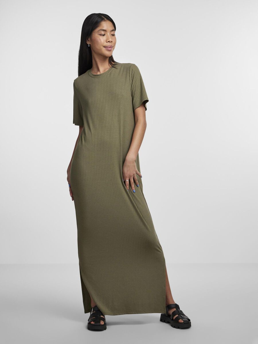 Pieces PCKYLIE ROBE LONGUE, Deep Lichen Green, highres - 17132569_DeepLichenGreen_003.jpg