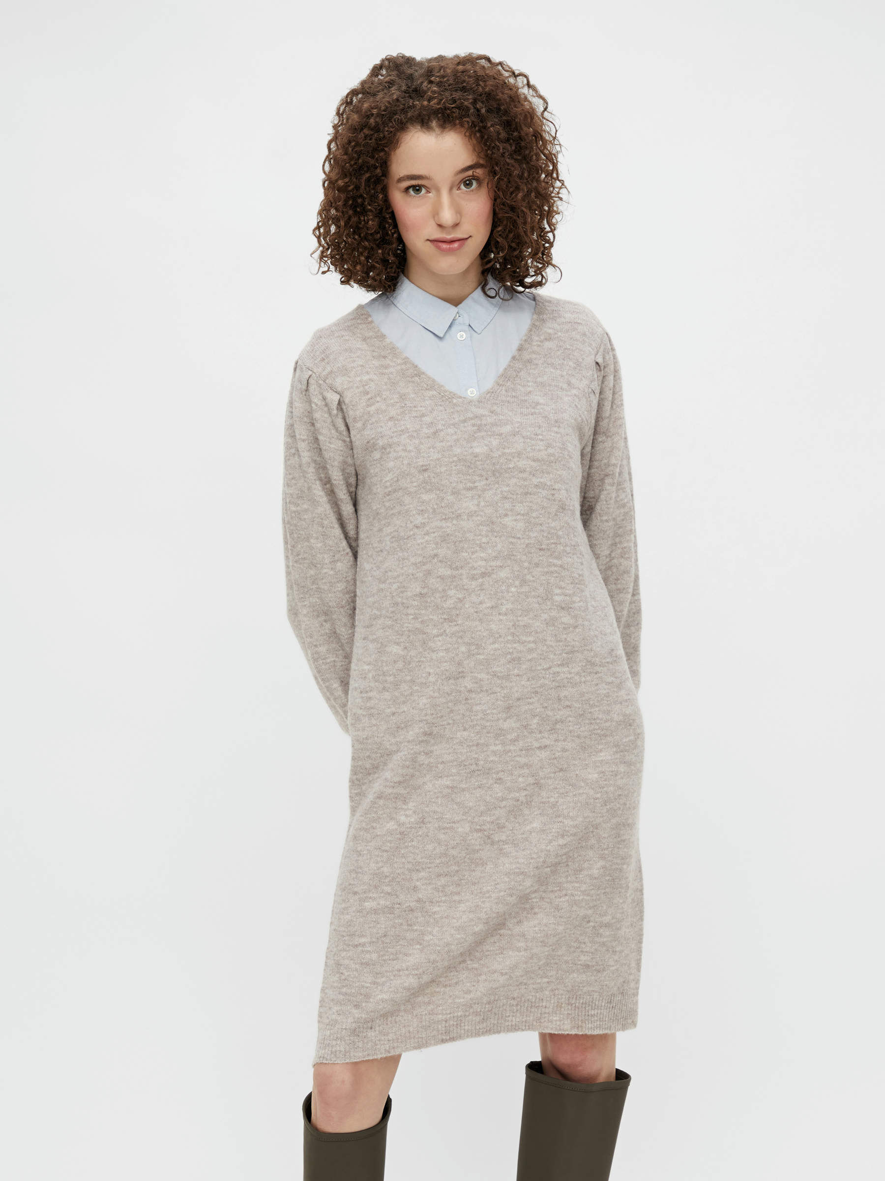 Coloured PCPAM KNITTED DRESS | Pieces®