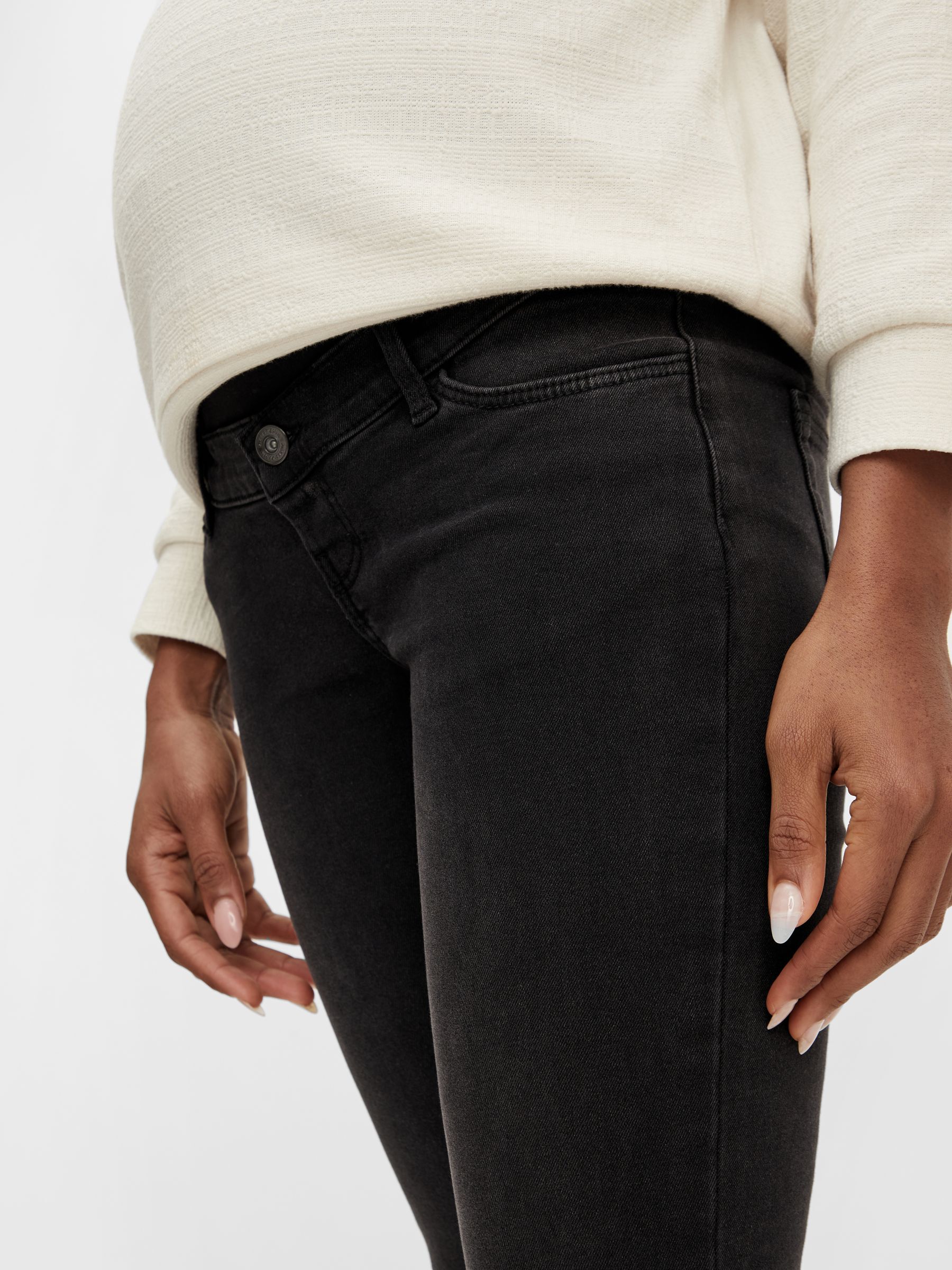 grey maternity jeggings