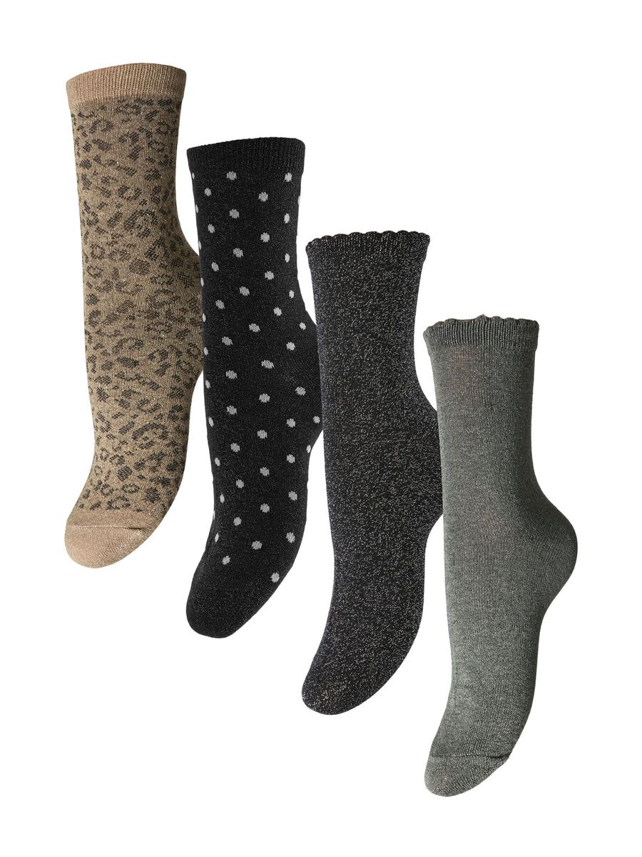 Pieces PCSEBBY CHAUSSETTES, Deep Lichen Green, highres - 17145728_DeepLichenGreen_1223076_001.jpg