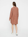 Pieces CHECKED MINI SHIRT DRESS, Toasted Coconut, highres - 17099327_ToastedCoconut_716628_004.jpg