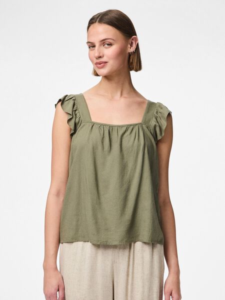 Pieces PCPIA TOP SANS MANCHES, Deep Lichen Green, highres - 17154740_DeepLichenGreen_003.jpg