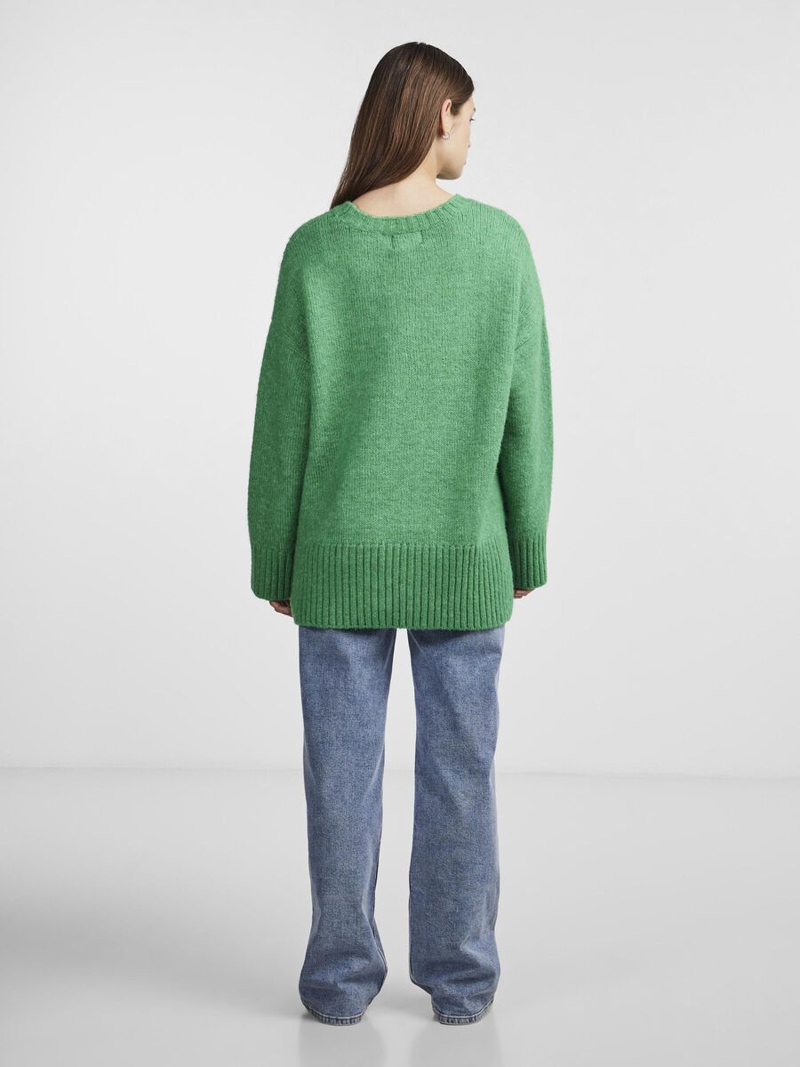 Pieces PCNANCY KNITTED PULLOVER, Mint, highres - 17139846_Mint_004.jpg