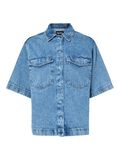 Pieces PCJULIET DENIM SHIRT, Medium Blue Denim, highres - 17159786_MediumBlueDenim_1209291_001.jpg