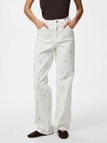 Product image thumbnail - PCVIOLET MW  STRAIGHT FIT JEANS, Cloud Dancer | 3