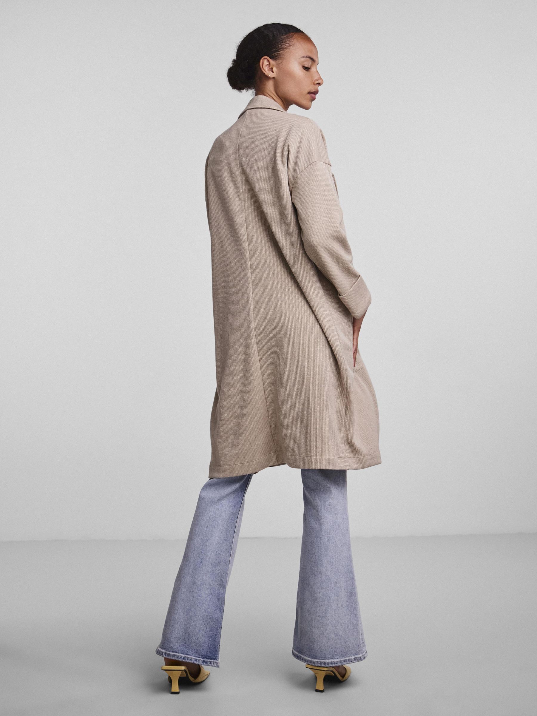LONG COATIGAN Beige PIECES Norway