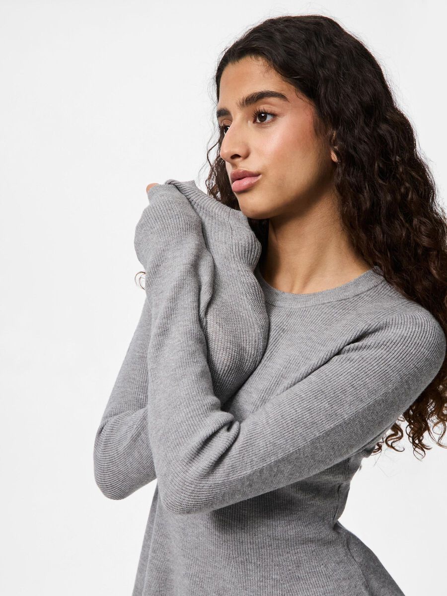 Carousel image - PCAMMA PULLOVER, Medium Grey Melange | 4